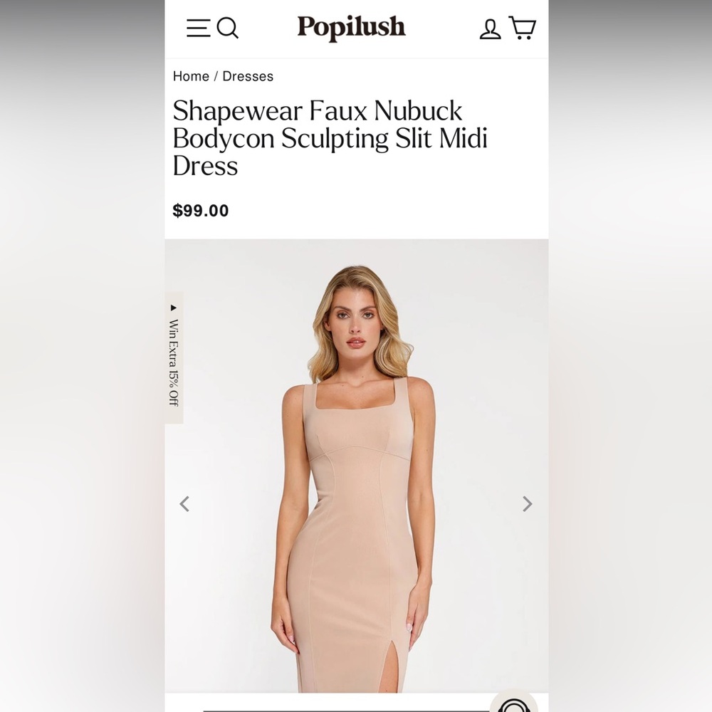 Elegant Cream Sleeveless Dress